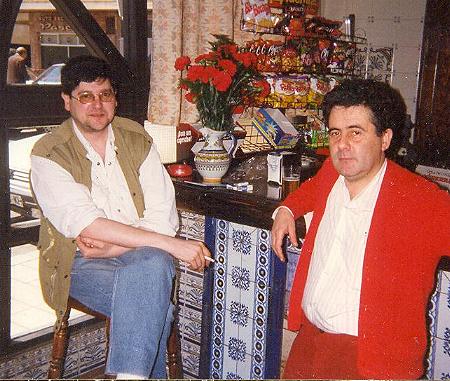 Carmelo Pérez con José Vicente Frías