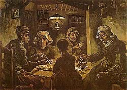 "Comedores de patatas" de Vicent Van Gogh