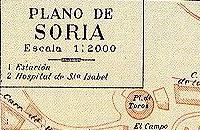 Plano de Soria ciudad, 1927