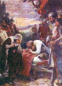 Muerte de Jaime III en la batalla de Llucmajor
