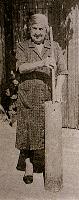 Francisca Garca de Rollamienta con su manzador